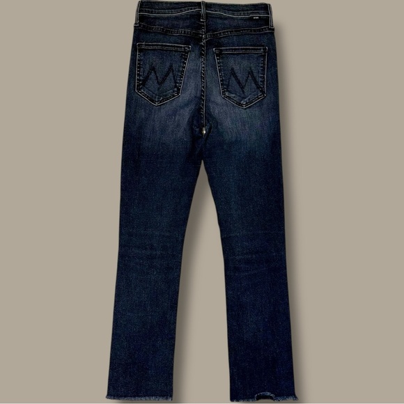 MOTHER Denim ‘The Pixie Dazzler Ankle Fray Jeans’ in “Night Shadow” Size 25 - Picture 11 of 16